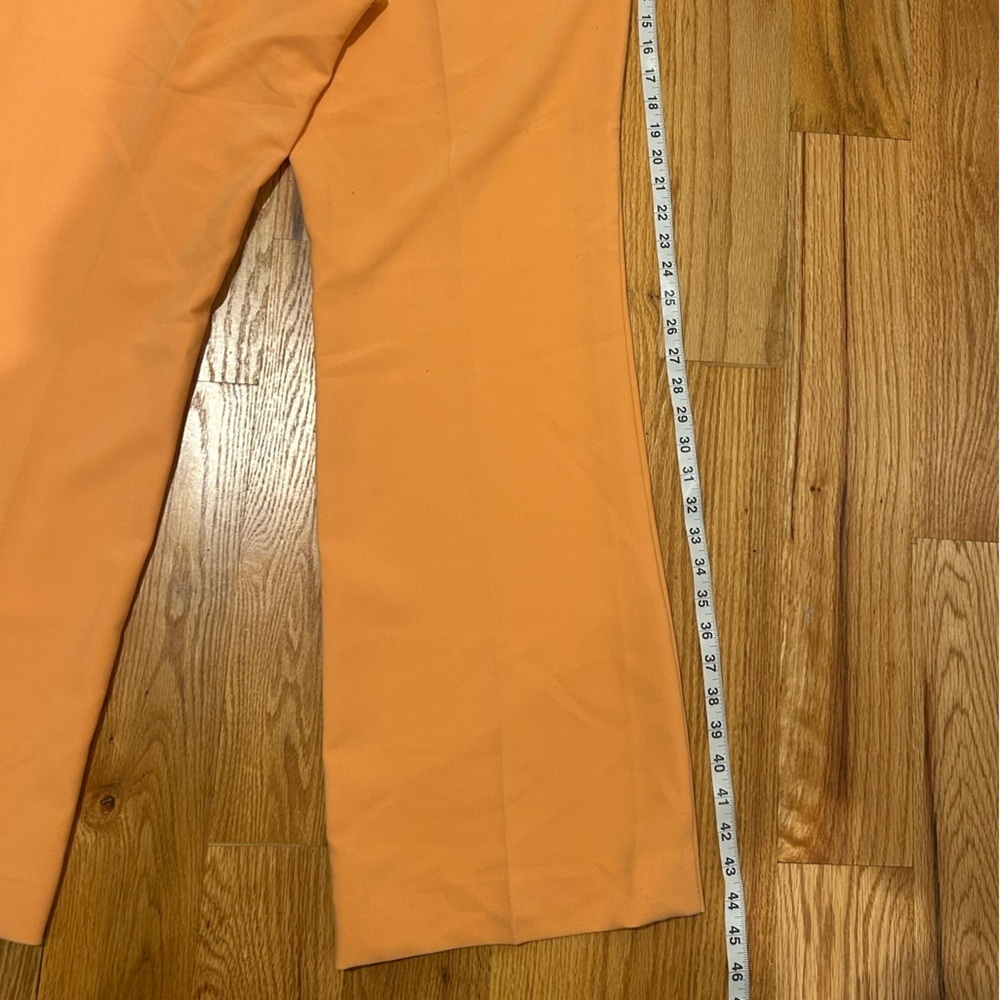 Scoop NYC Vibrant Orange Boot Cut Dress Pants with High-Waisted Design - Picture 10 of 10